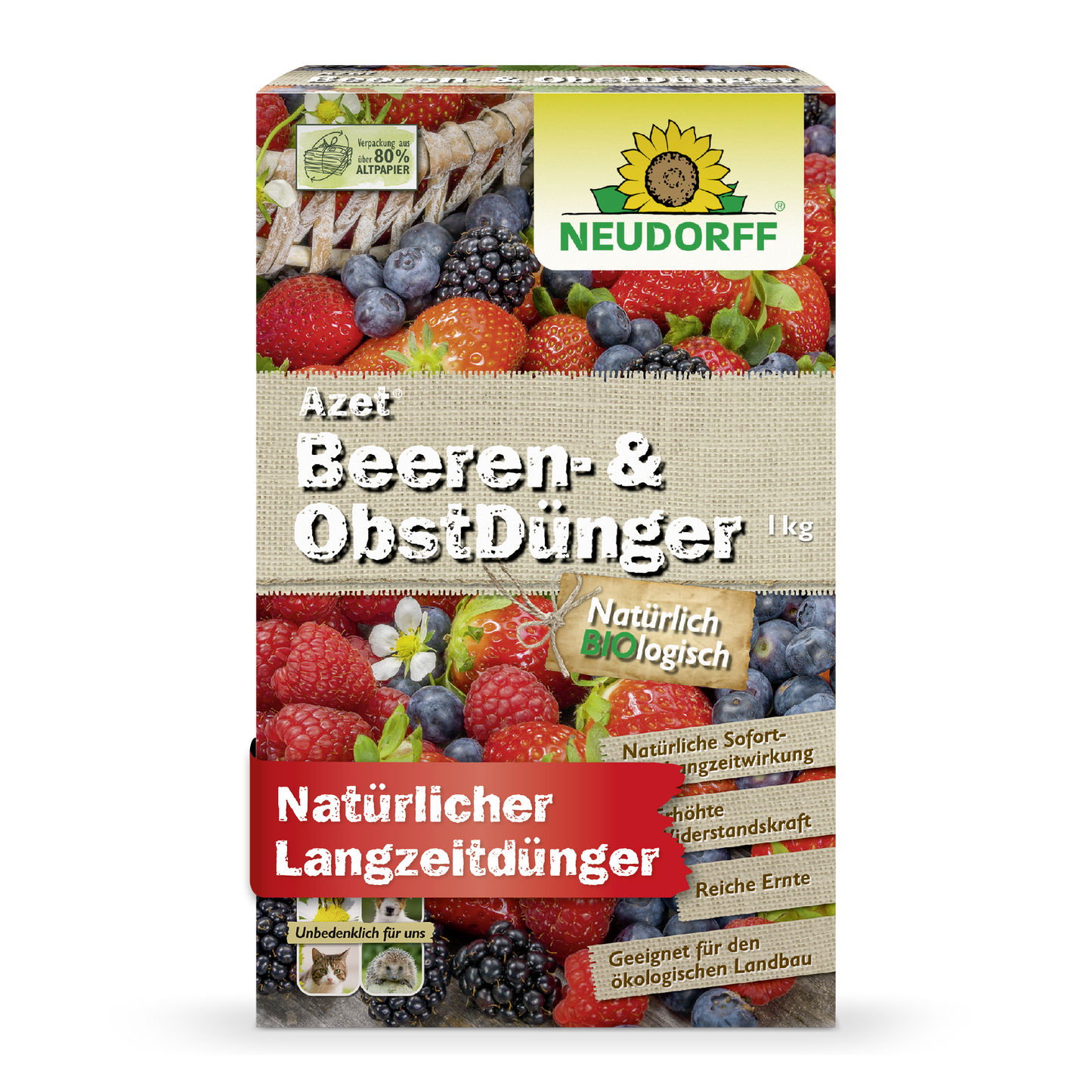 Organischer Beeren und Obstduenger für aromatische Fruechte und gesunde Pflanzen-Neudorff Shop