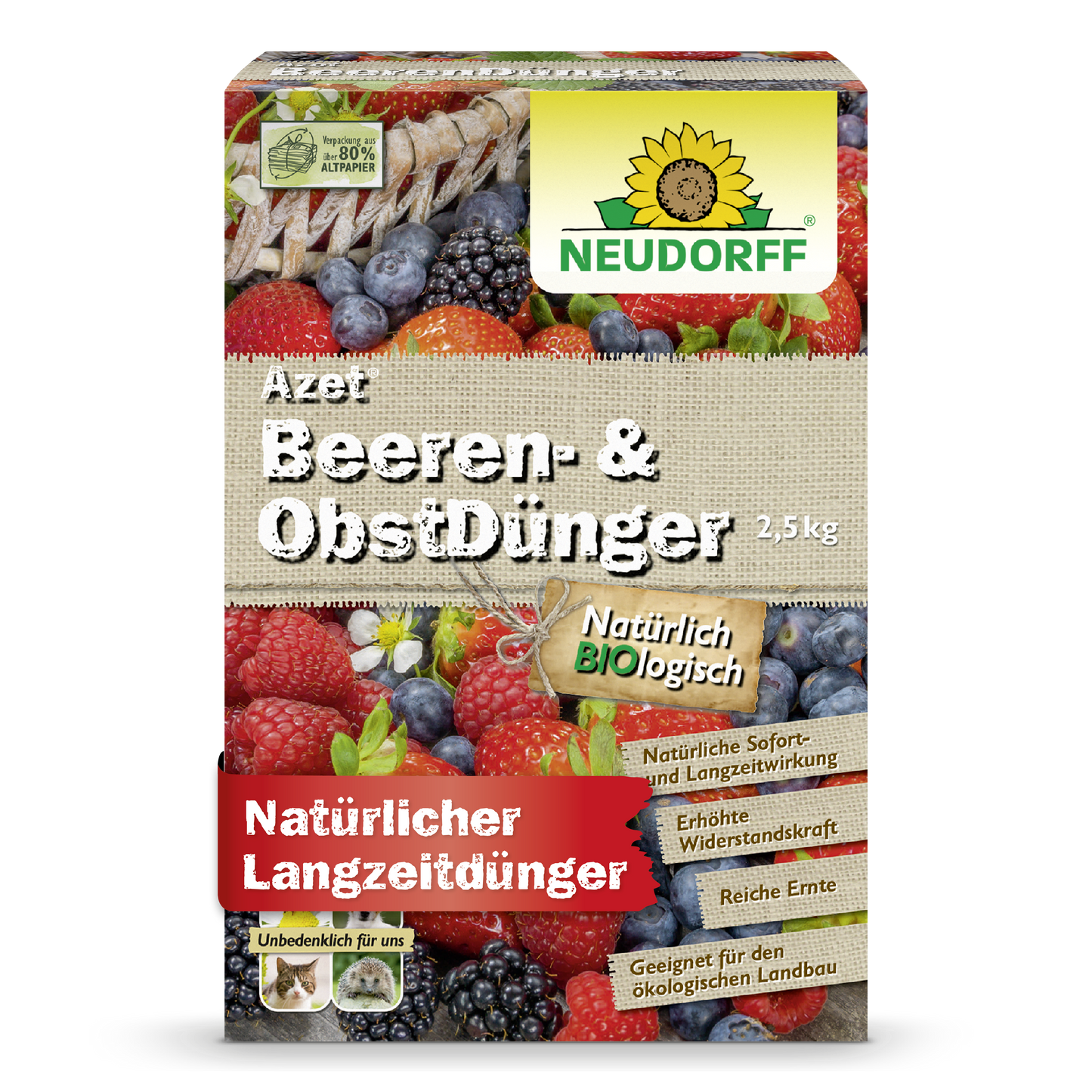 Organischer Beeren und Obstduenger für aromatische Fruechte und gesunde Pflanzen-Neudorff Shop