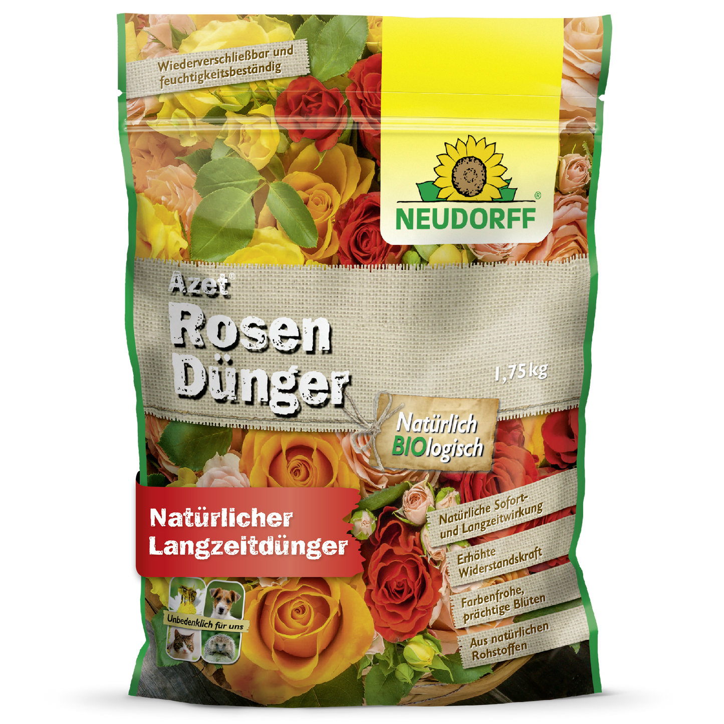Organischer Rosendünger für üppige und kräftige Rosenblüten-Neudorff Shop