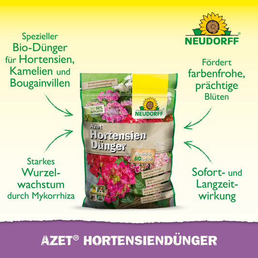 Organischer Hortensienduenger für gesunde und üppige Blueten-Neudorff Shop
