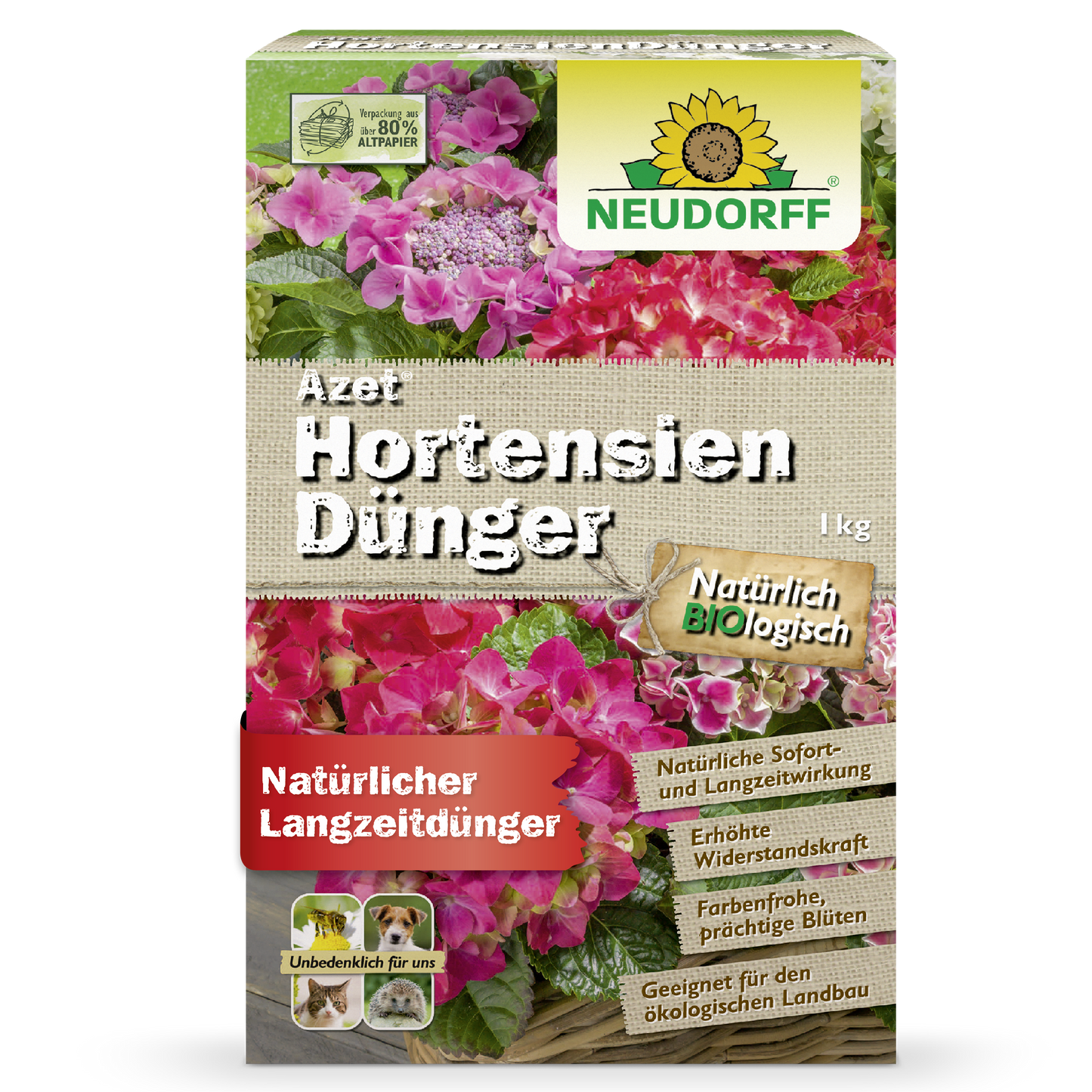 Organischer Hortensienduenger für gesunde und üppige Blueten-Neudorff Shop