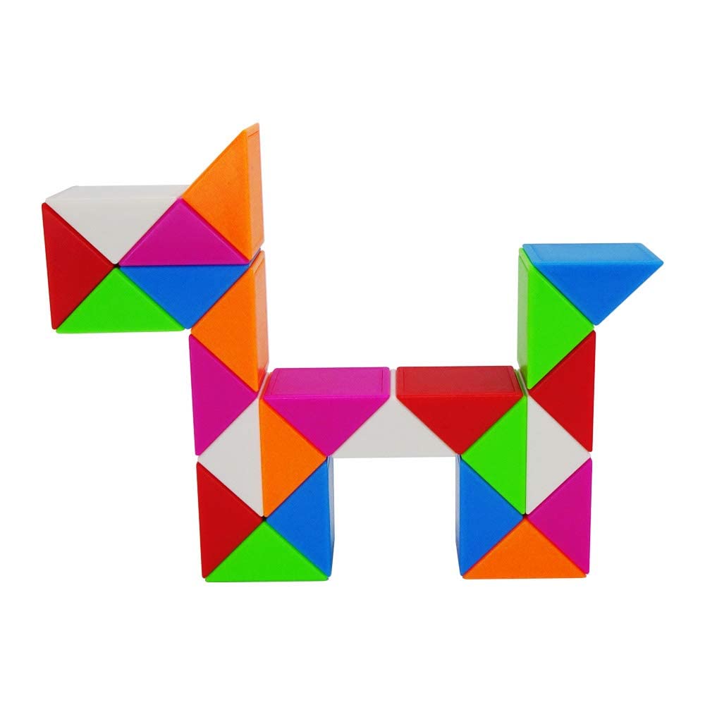 Flexibles 3D Puzzle Spielzeug Magic Snake für Kinder und Erwachsene