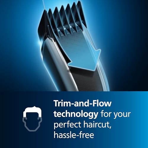 Philips Hair Clipper Series 7000 Haarschneider mit Trim-n-Flow-Technologie (Modell HC7650/15)