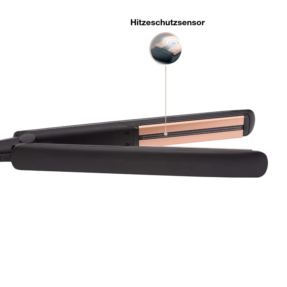 Remington Glätteisen Profi [Hitzeschutzsensor um Haarschäden zu verringern] Keratin Protect (hochwertige Keratin-Keramikbeschichtung mit Mandelöl) Digitales Display, 160-230°C, Haarglätter S8593