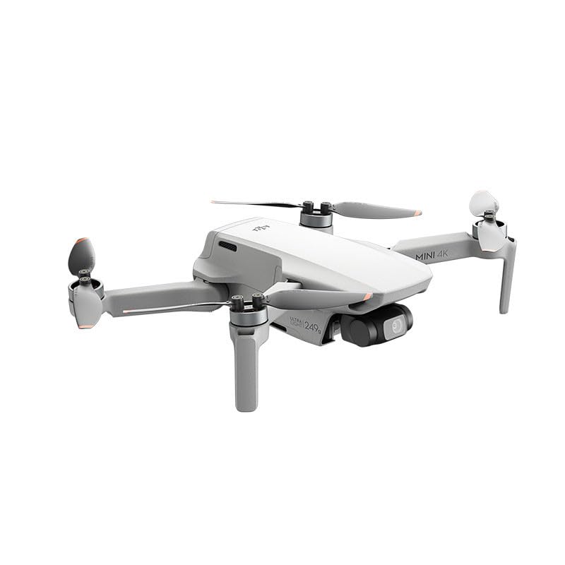 DJI Mini 4K Drohne mit 4K UHD Kamera Für Erwachsene, 3-Achsen-Gimbal-Stabilisierung, C0, QuickShots, 10 km Videoübertragung, Autom. Rückkehr, Windstabil, 1 Akku (31 min Flugzeit), Unter 249g