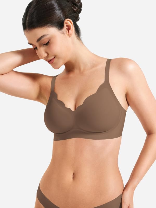 Damen Bügelloser Push-Up-BH – Nahtlos & Maximale Stütze