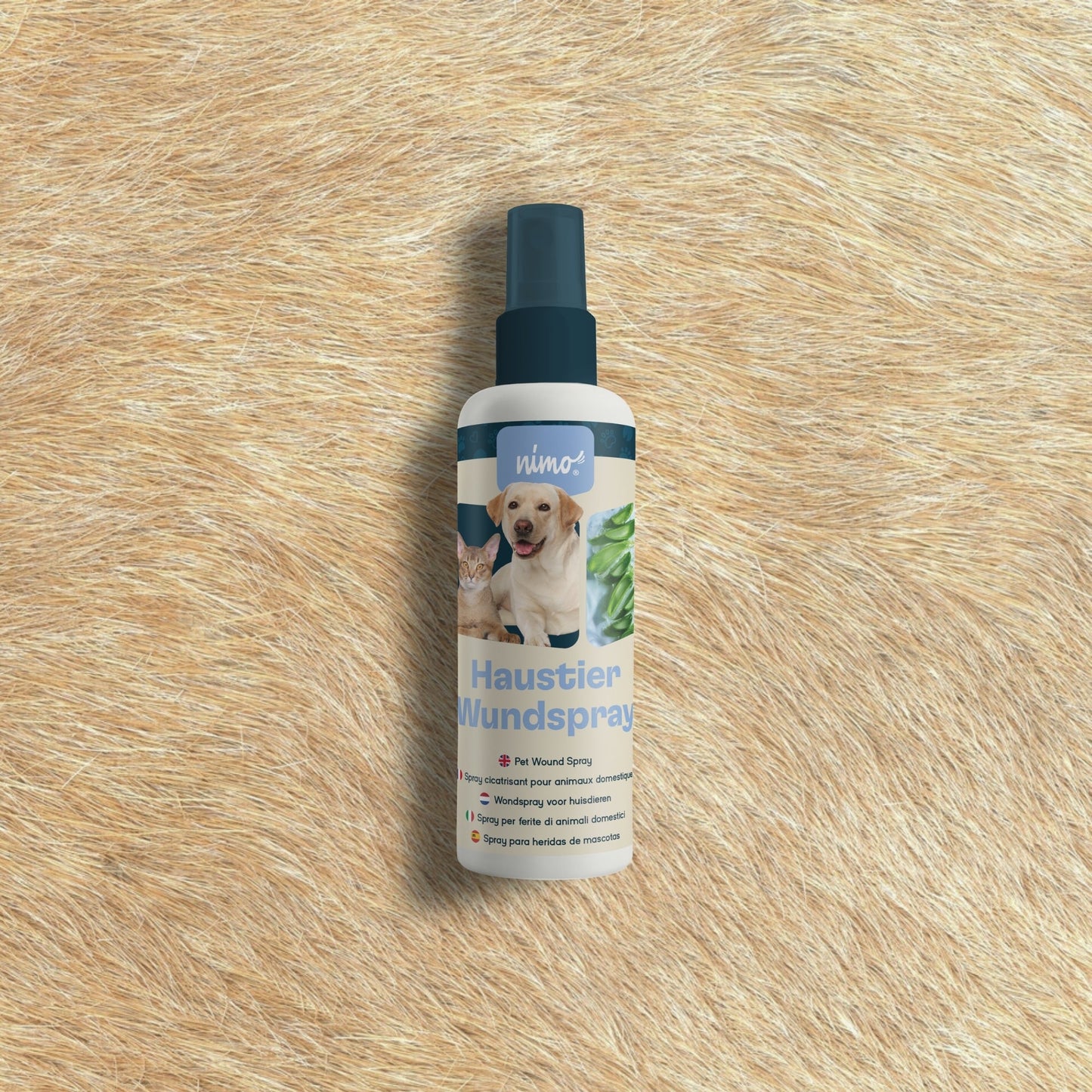 Wundspray für Haustiere zur Pflege bei Entzündungen und Irritationen-nimo