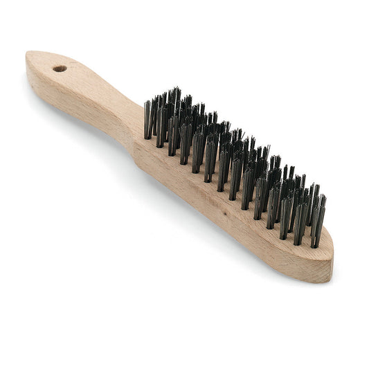 Nölle Profi Brush Handdrahtbürste aus glattem Stahl für Reinigungsarbeiten-Altruan