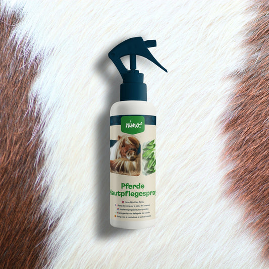 Hautpflegespray für Pferde mit Aloe Vera und Panthenol zur Hautregeneration-nimo