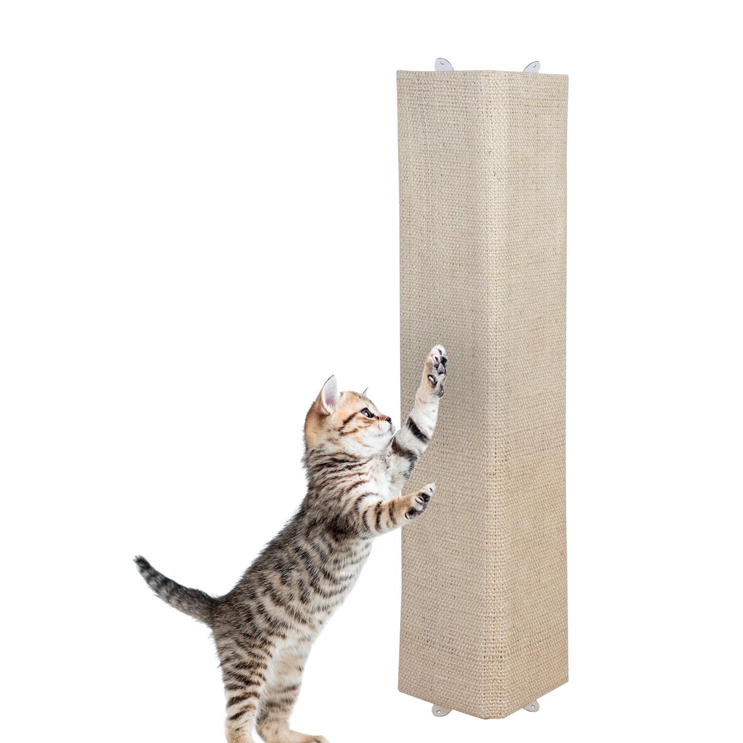 Kratzbrett Kratzmatte für Wand 80x28 cm Eckkratzbrett Kratzbaum Katzen Katze Sisal
