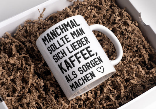 Keramiktasse mit lustigem Spruch spülmaschinenfest 325 ml Fassungsvermögen-Tinisu