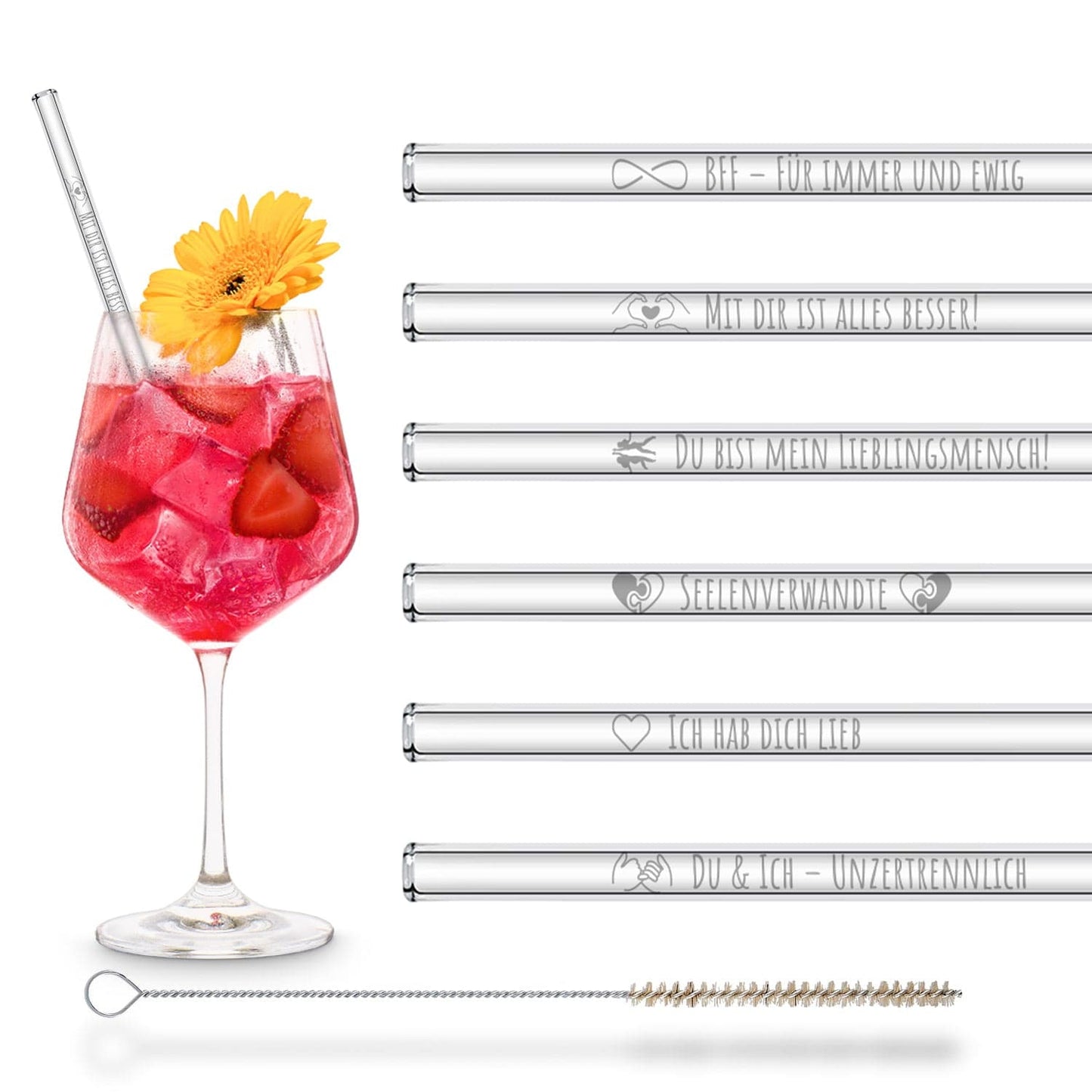 Beste Freundin Glasstrohhalme - 6 liebevolle Sprüche für deine Beste Freundin