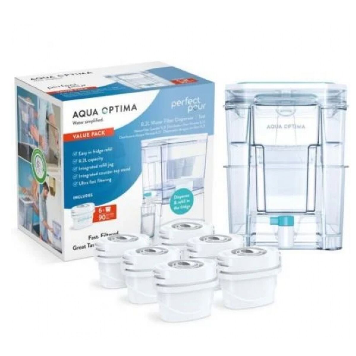 Wasserbehälter Aqua Optima WD1001-Haus & Küche, Krüge, Filter und Patronen-Aqua Optima-Ciniskitchen