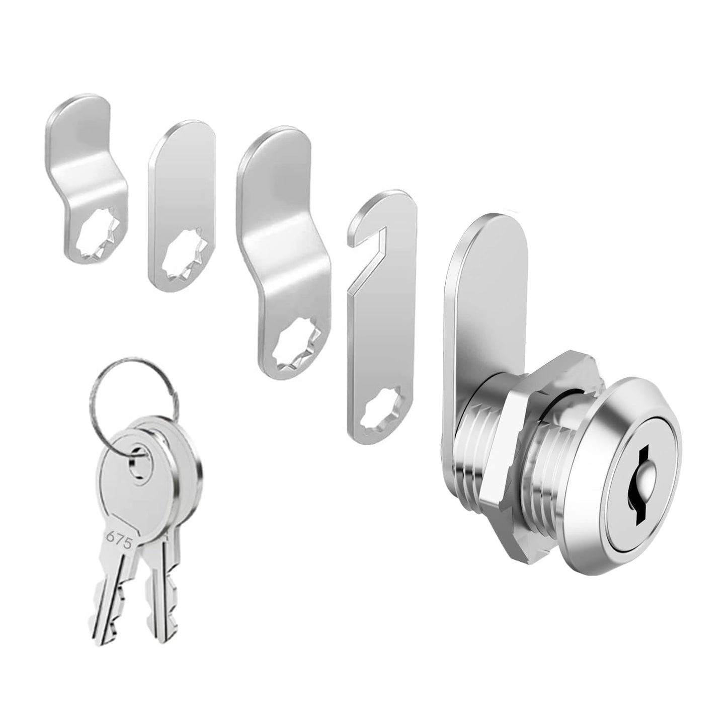 Briefkastenschloss mit 5 Schlossplatten 2 Schlüssel 16 mm Hebelschloss-zoerbufan