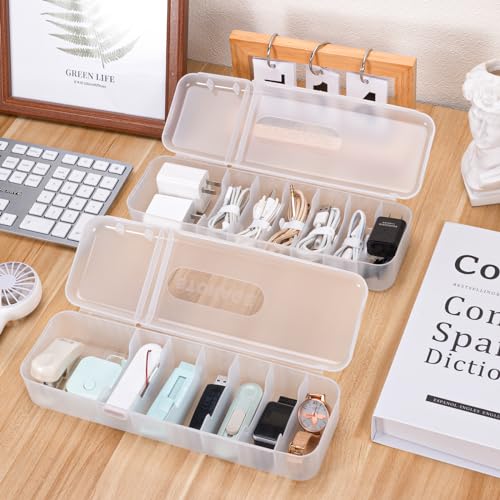 2er Set Kabel Organizer Box zur flexiblen Kabelaufbewahrung und Sortierung schwarz-MumdoYAL