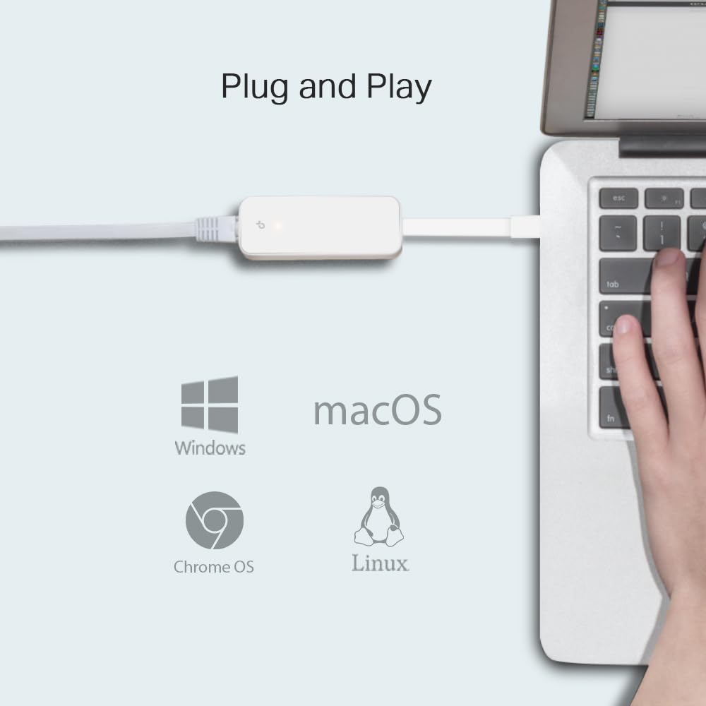 TP-Link USB C Ethernet Adapter mit 1000 Megabit pro Sekunde für s