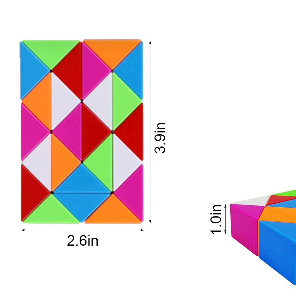 Flexibles 3D Puzzle Spielzeug Magic Snake für Kinder und Erwachsene