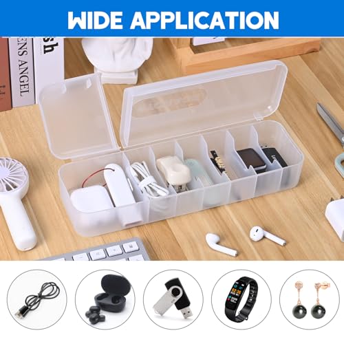 2er Set Kabel Organizer Box zur flexiblen Kabelaufbewahrung und Sortierung schwarz-MumdoYAL