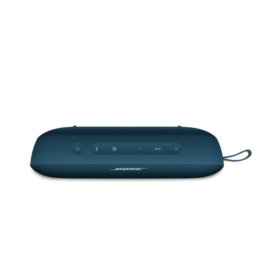 Bose SoundLink Flex Tragbarer Bluetooth-Lautsprecher (2. Gen.), Dämmerungsblau, Tragbarer Außen-Lautsprecher mit Naturgetreuem Klang, bis zu 12 Stunden Akkulaufzeit, Staubdicht und Wasserdicht