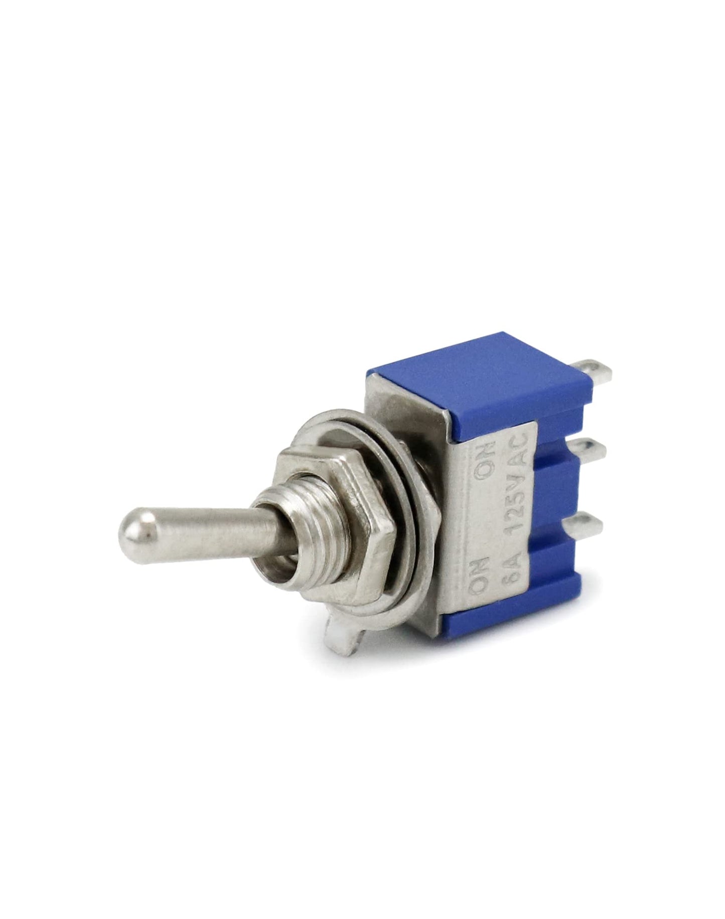 Mini Kippschalter 20 Stück SPST AC125V 6A 3 Pins 2 Positionen für Auto