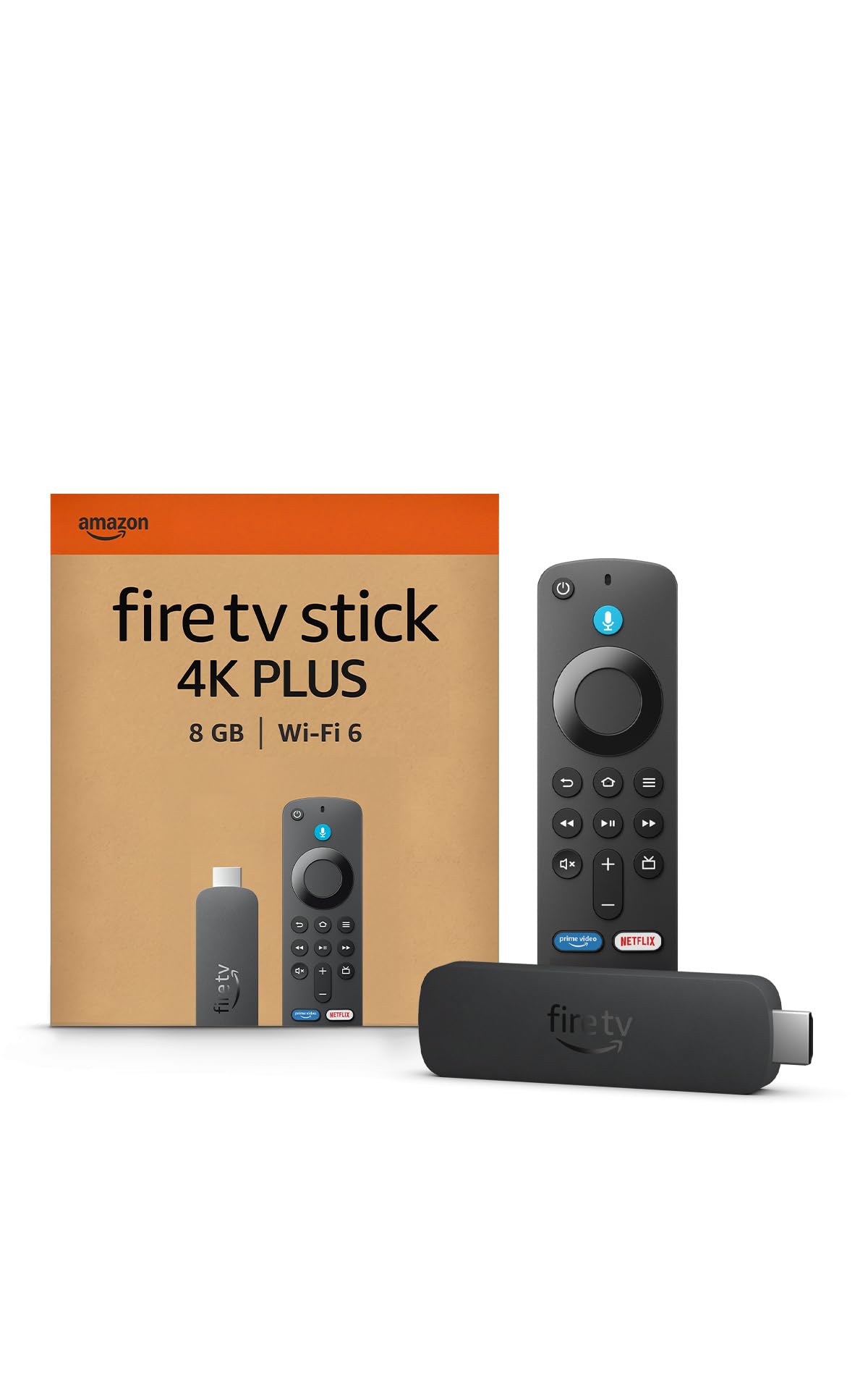 Amazon Fire TV Stick 4K Plus, mit Unterstützung für Wi-Fi 6 sowie Streaming in Dolby Vision/Atmos und HDR10+, finde Serien schneller mit Alexa+
