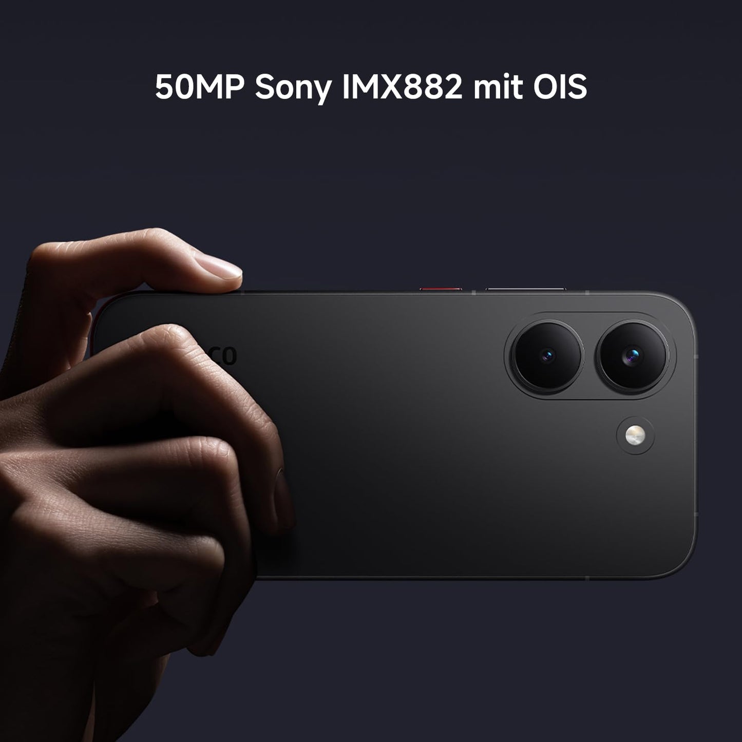 XIAOMI Poco X8 Pro Smartphone 8GB+256GB, Handy mit Android, Dimensity 8500-Ultra Prozessor, 6500mAh Akku, Ultra-helles AMOLED Display, 50MP Sony IMX882 Hauptkamera mit OIS, Schwarz, 3 Jahre Garantie