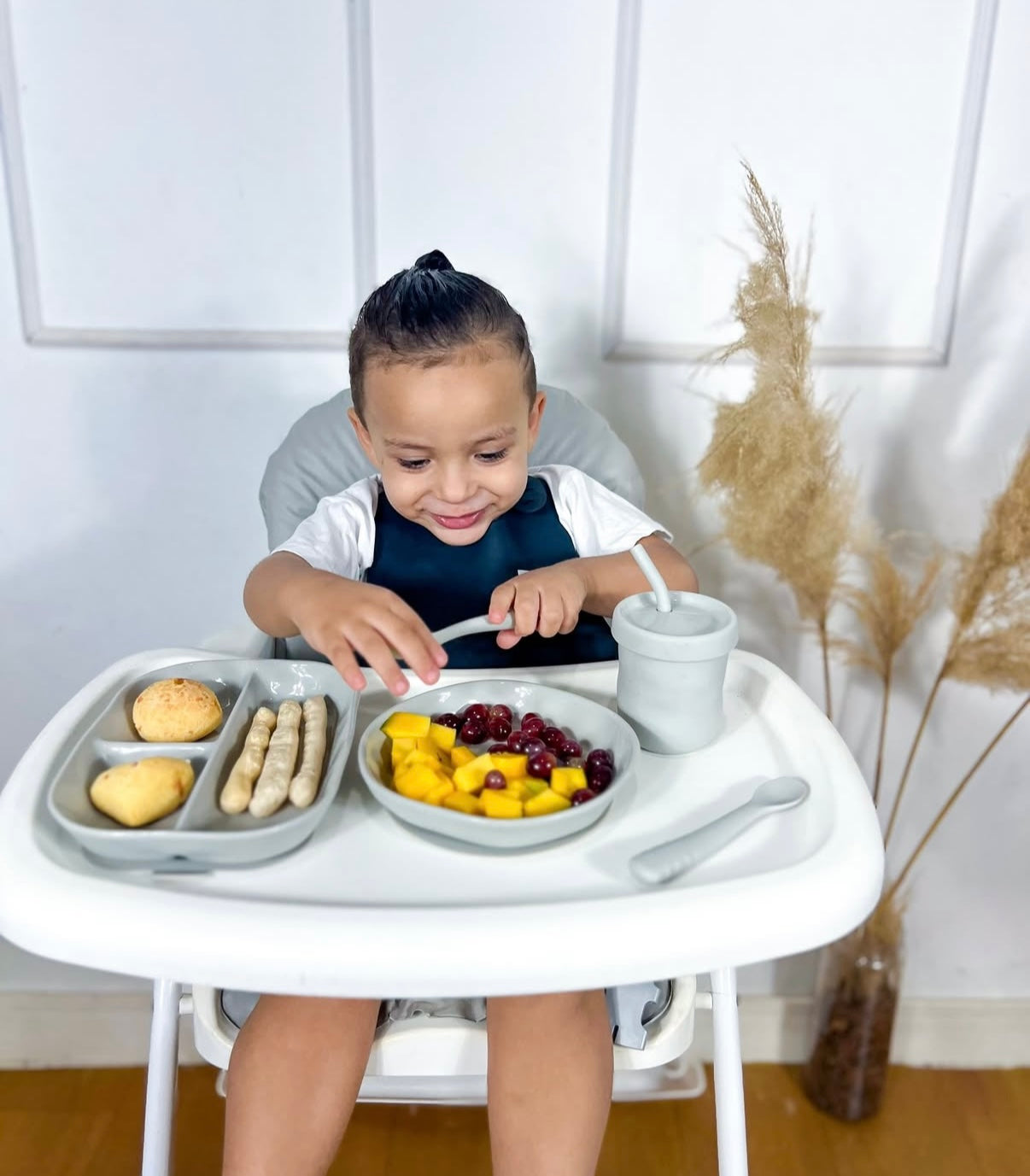 Flexibles Baby Löffelset aus lebensmittelechtem Silikon