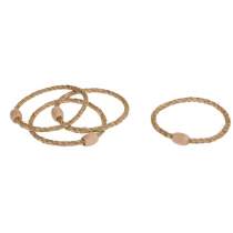 Spaßiges Ringwurf Spiel mit Holzstange und 4 Ringen