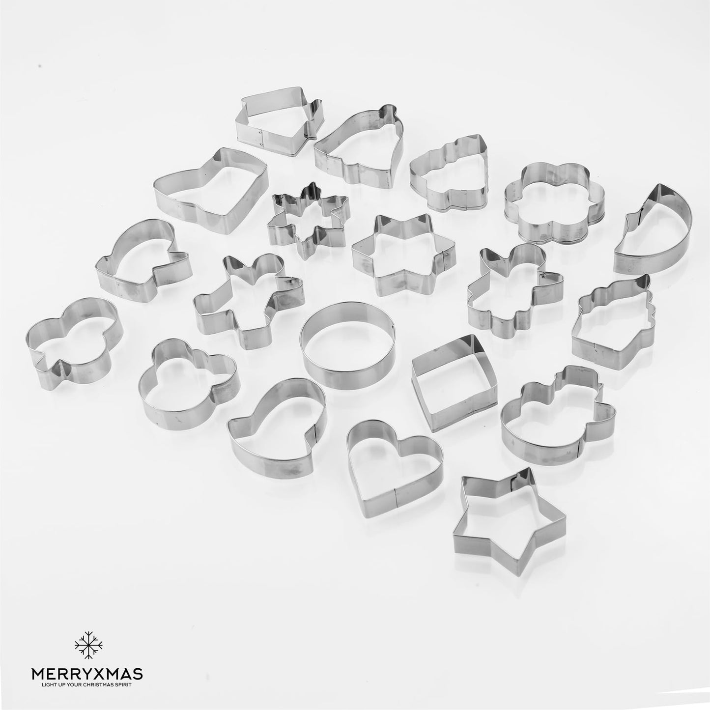 20x Ausstecher Weihnachten Advent Motive Set Kekse Backen Steckfo