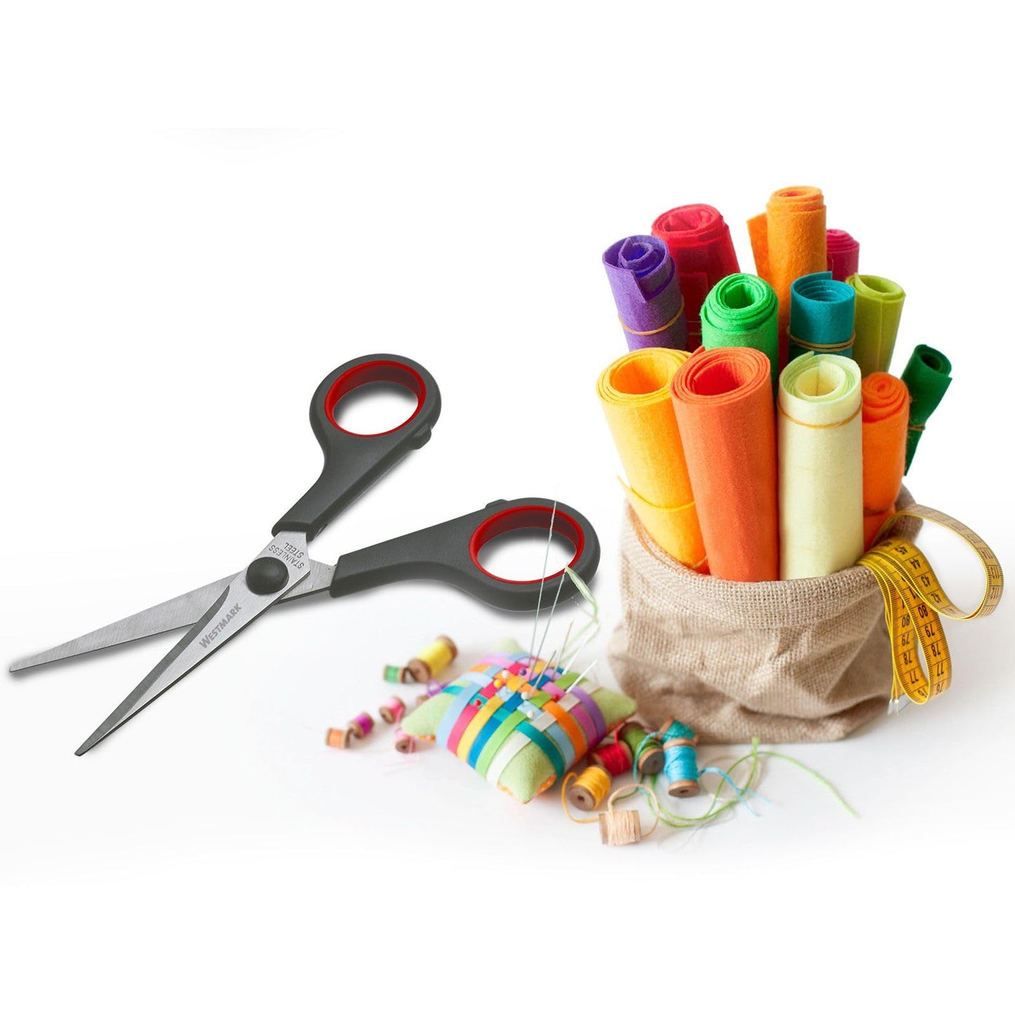 Westmark Bastelschere 14 cm aus rostfreiem Edelstahl für vielseitigen Einsatz-Westmark