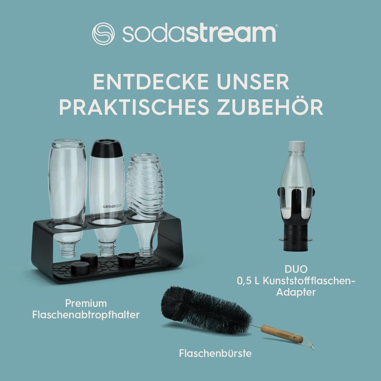 Praktische BPA freie Kunststoffflasche 05L 2er Set grün gelb