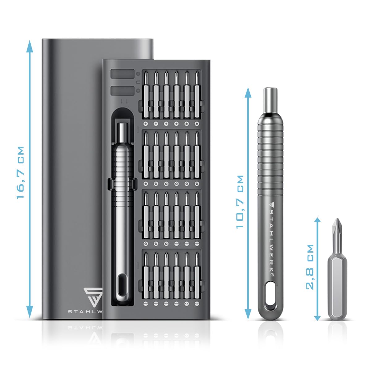 Präzisions Schraubendreher Set 51 teilig für Feinmechanik
