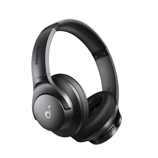 soundcore by Anker Q20i kabelloser Bluetooth Over-Ear-Kopfhörer mit Hybrid Active Noise Cancelling, 40h Spielzeit im ANC-Modus, Hi-Res Audio, tiefer Bass, Personalisierung per App