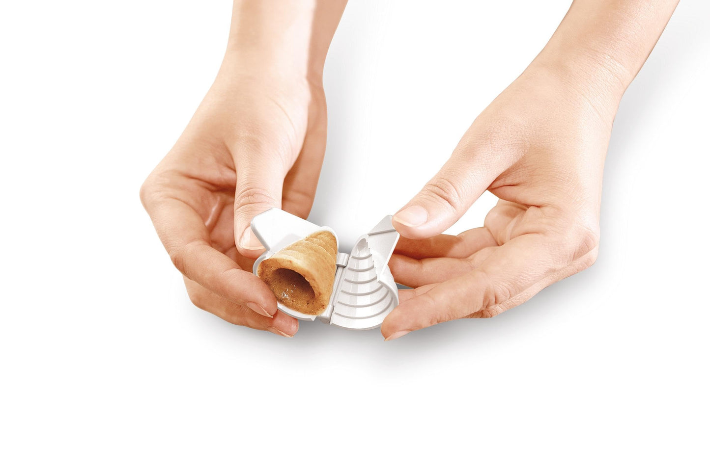 Backform fuer gefuelltes Gebaeck Bienenkoerbchen