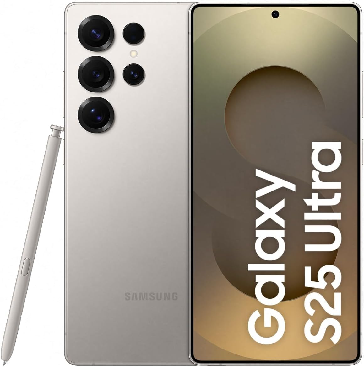 Samsung Galaxy S25 Ultra AI Smartphone mit Galaxy AI, Ohne Vertrag, Handy mit Android, 12 GB RAM, 512 GB Speicher, 200-MP-Kamera, Titanium Gray, 3 Jahre Herstellergarantie [Exklusiv auf Amazon]