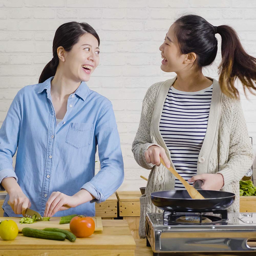 Bambus Kochlöffel Set 6 Stück natürliche Küchenhelfer Holzlöffel Spatel-joeji's Kitchen