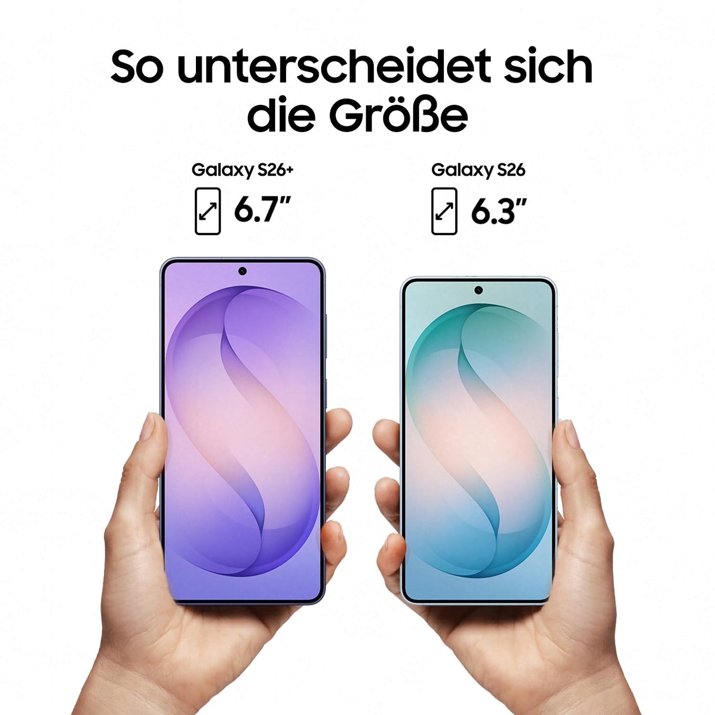 Samsung Galaxy S26+ AI Smartphone mit Galaxy AI, Ohne Vertrag, Handy mit Android, 12 GB RAM, 256 GB Speicher, AP Prozessor, 50 MP, Black, 3 Jahre Herstellergarantie [Exklusiv auf Amazon]