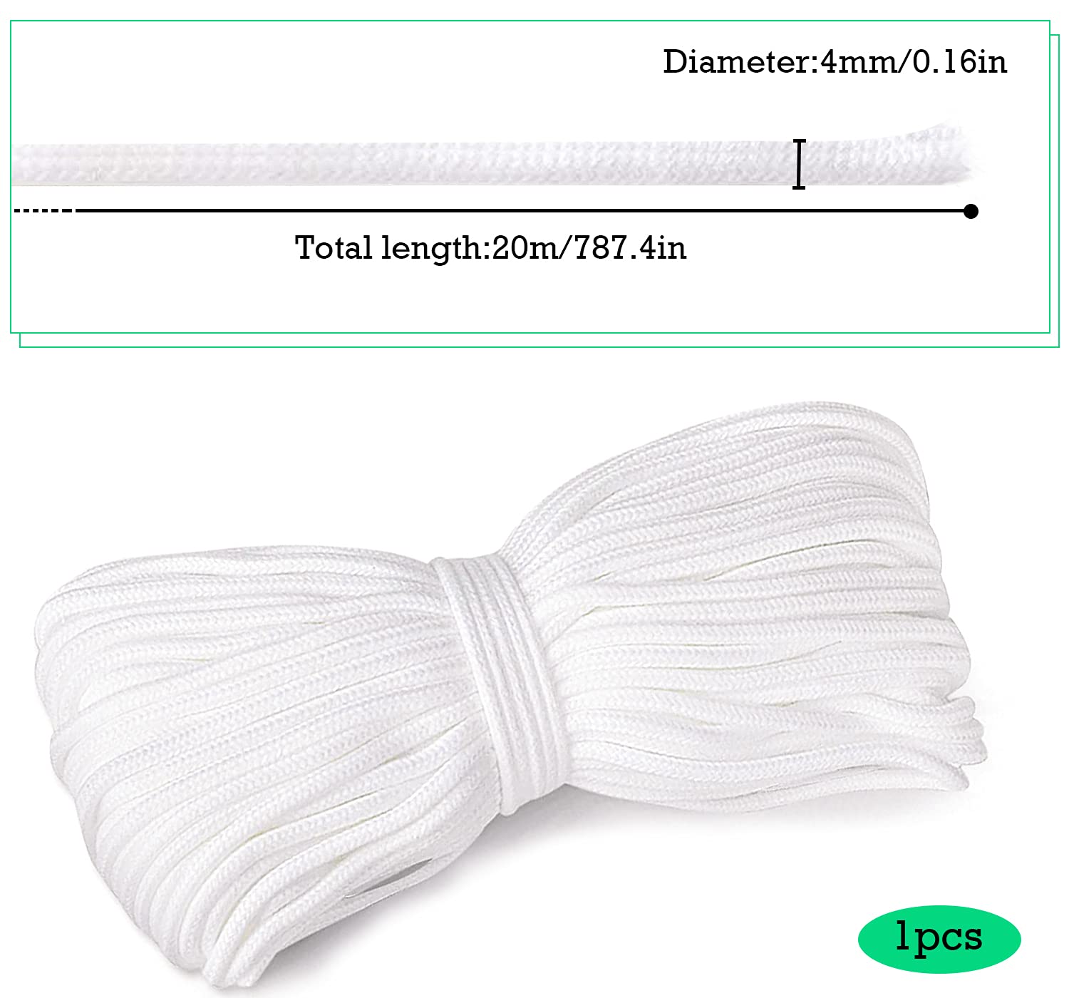 Automatisches Baumwoll Bewaesserungsseil 20m Tropfbewaesserung DIY Pflanzen-QIQN