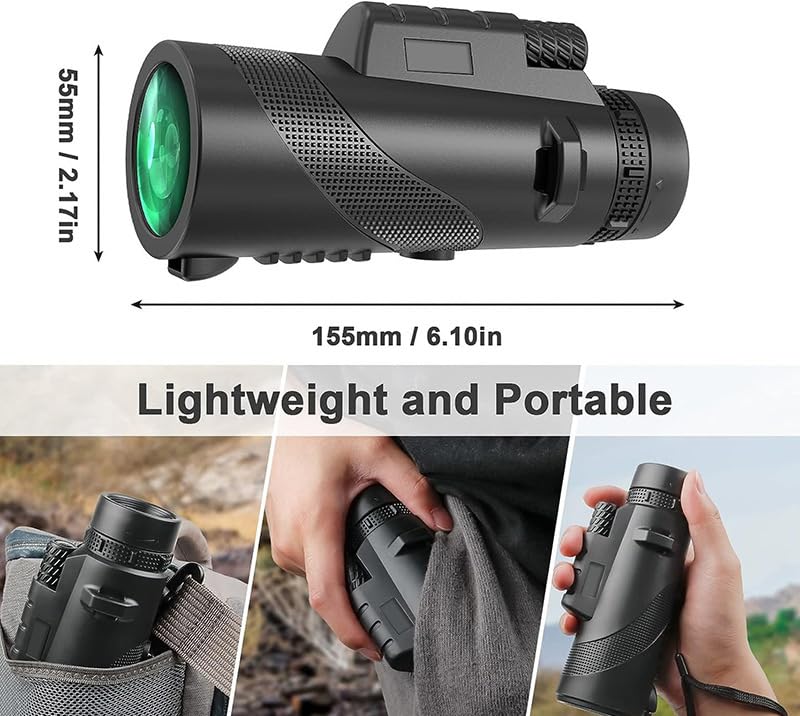 Monokular Teleskop mit 8 facher Vergrößerung für Vogelbeobachtung und Wandern