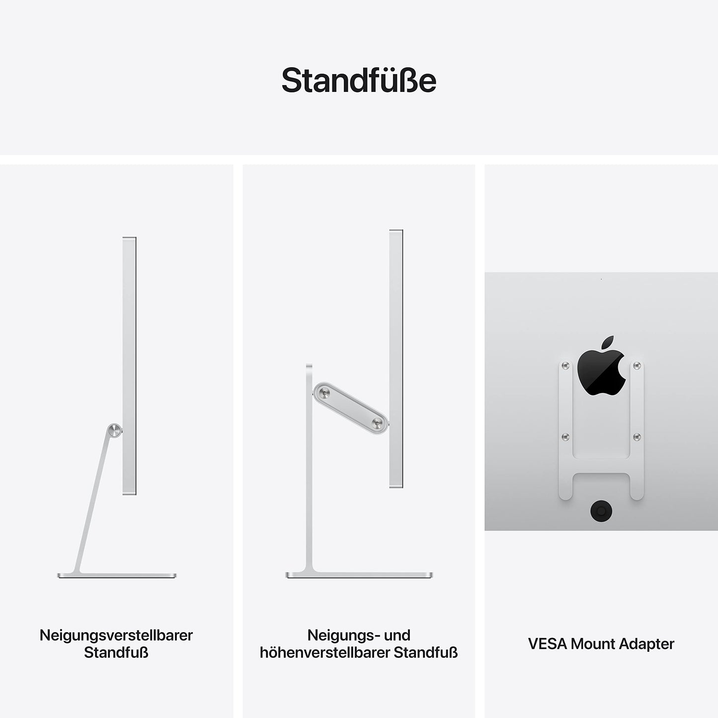 Apple Studio Display – Nanotexturglas – neigungs­verstell­barer Standfuß  (2025)