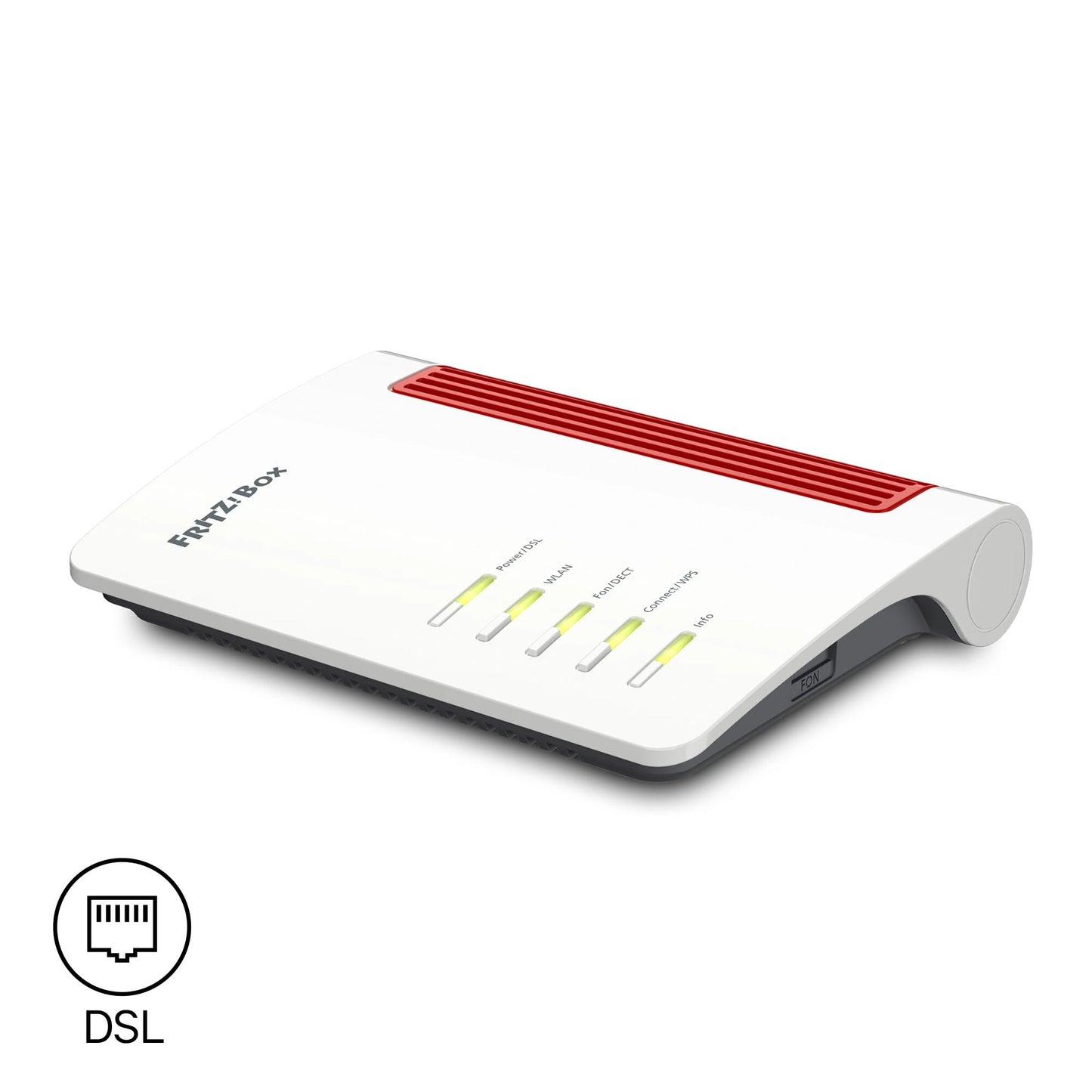 FRITZ!Box 7530 AX | DSL-Router | Wi-Fi 6 bis zu 2.400 MBit/s | intelligentes WLAN Mesh | höchster Sicherheitsstandard | Smart Home & Telefonie Zentrale | einfache Einrichtung | Made in Europe