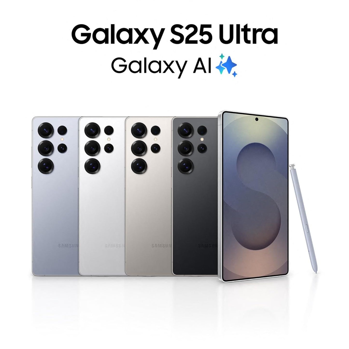 Samsung Galaxy S25 Ultra AI Smartphone mit Galaxy AI, Ohne Vertrag, Handy mit Android, 12 GB RAM, 256 GB Speicher, 200-MP-Kamera, Titanium Black, 3 Jahre Herstellergarantie [Exklusiv auf Amazon]