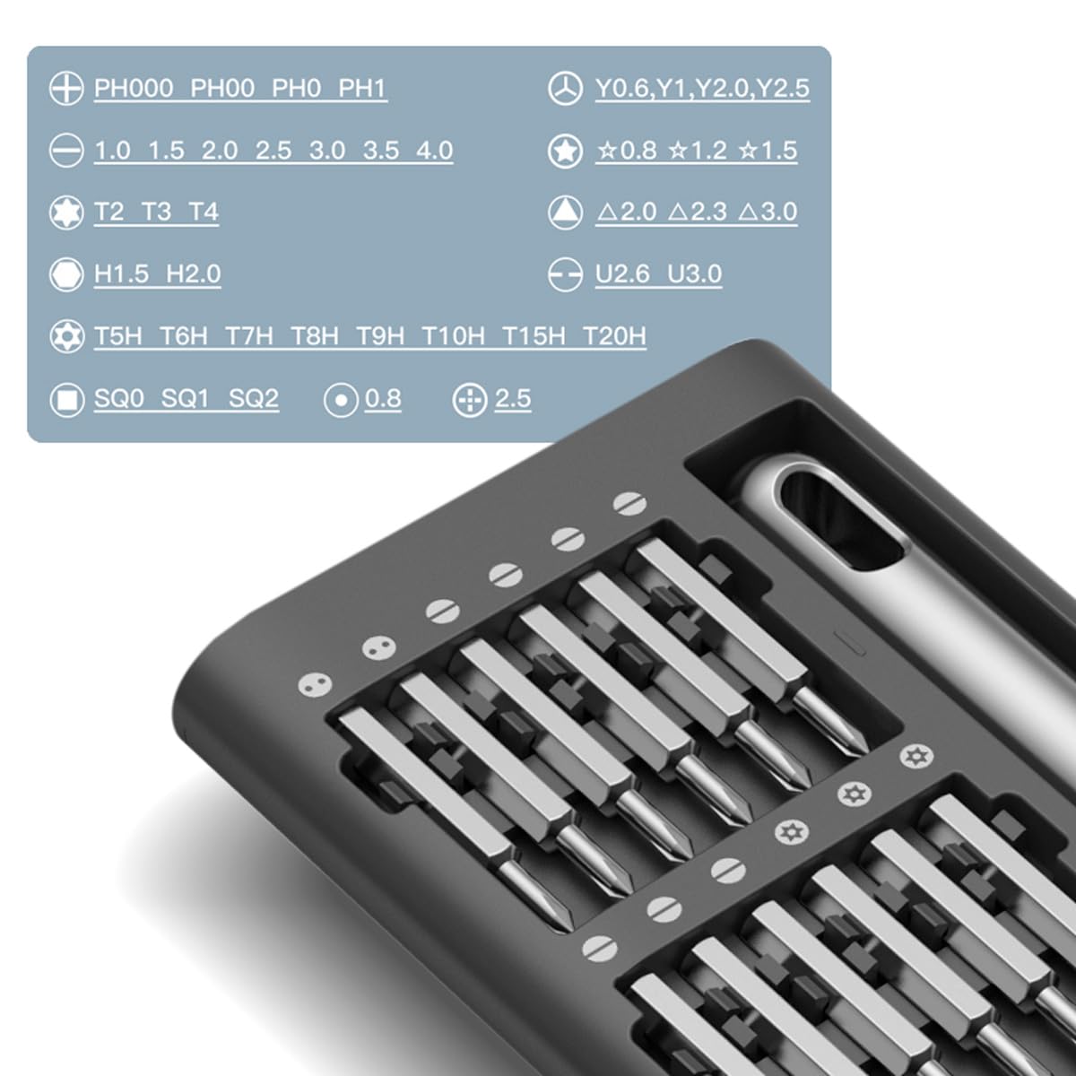 Präzisions Schraubendreher Set 51 teilig für Feinmechanik