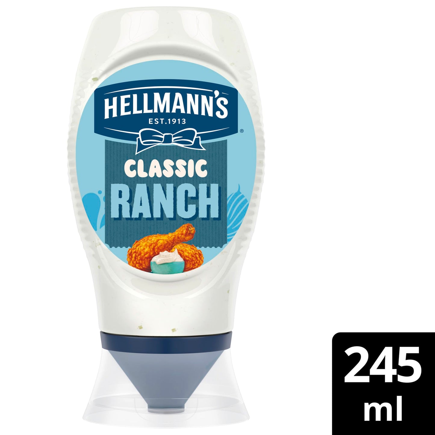Hellmann's Classic Ranch Sauce cremige und würzige Grillsauce mit Buttermilch und Knoblauch 245 ml