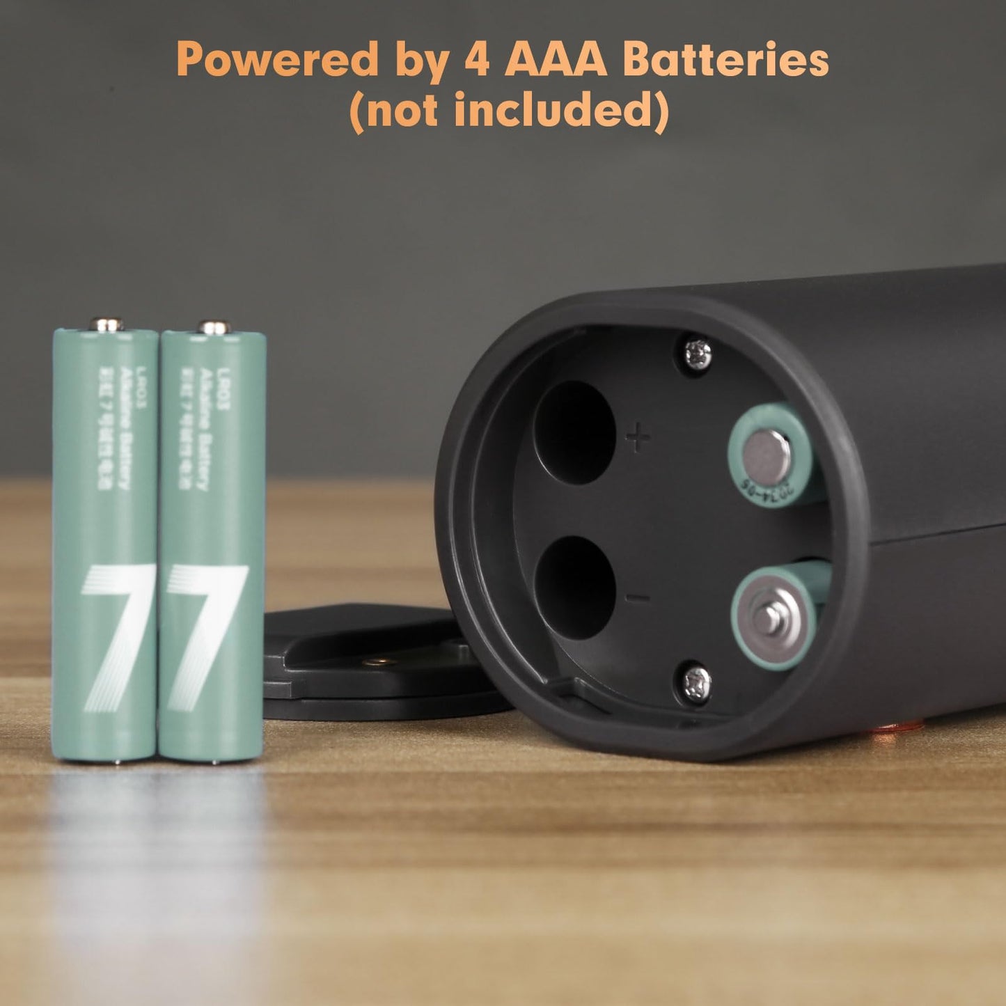 Elektrische Salz und Pfeffer Mühlen Set mit Keramikmahlwerk und LED Beleuchtung-SIMPLETASTE