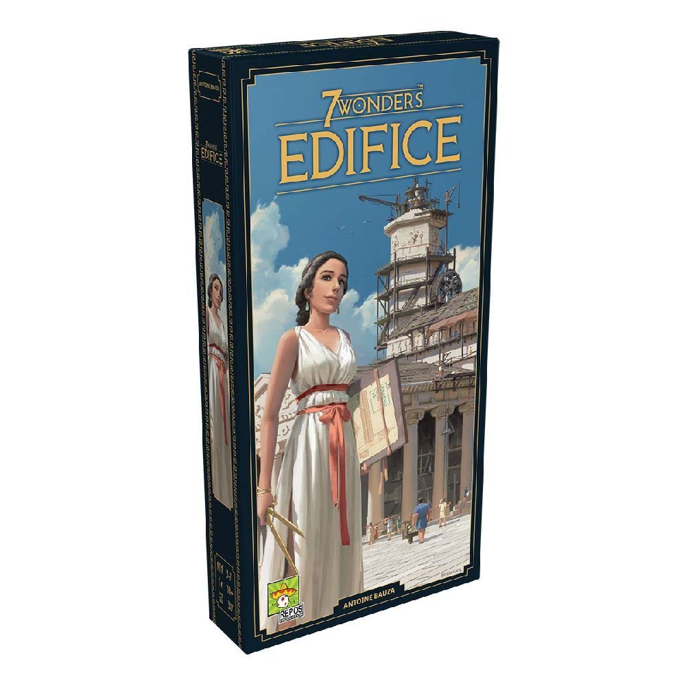 Asmodee | Repos Production | 7 Wonders – Edifice | Erweiterung | Kennerspiel | Strategiespiel | 3-7 Spieler | Ab 10+ Jahren | 30 Minuten | Deutsch
