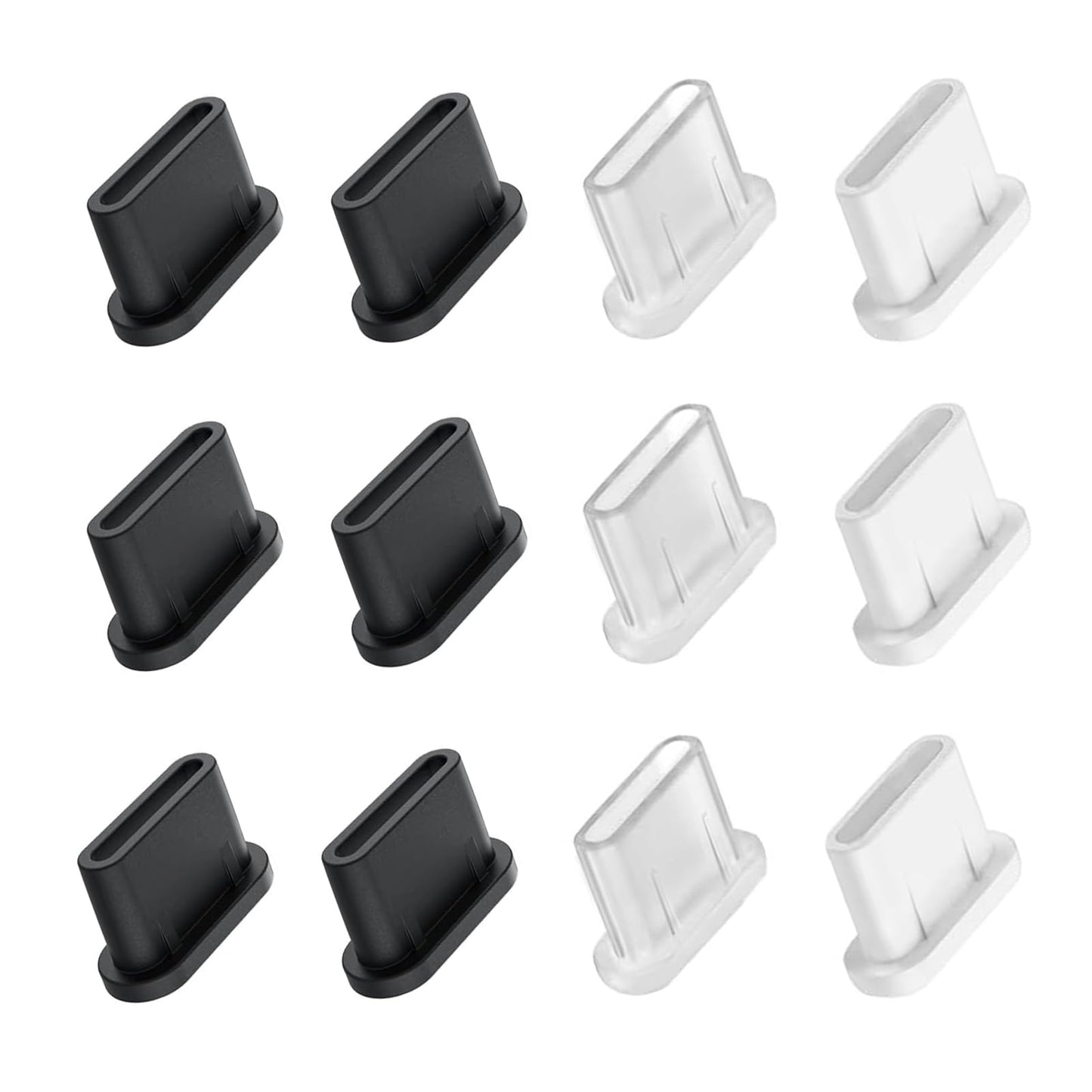 USB C Staubschutzstecker Silikon Set für Ladeschnittstellen Geräte