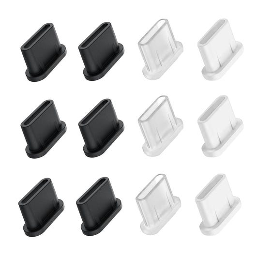 USB C Staubschutzstecker Silikon Set für Ladeschnittstellen Geräte