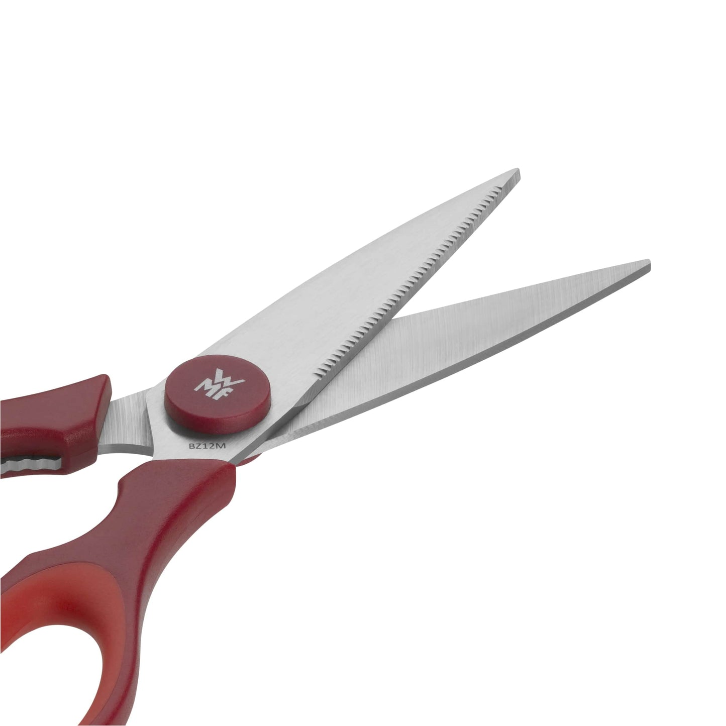 WMF Touch Küchen Allzweckschere 21 cm mit Sägeschliff rot