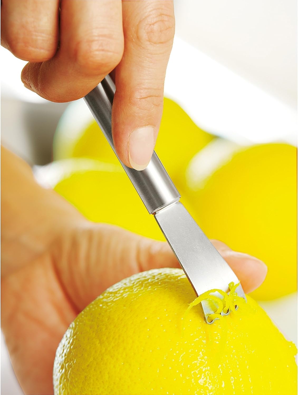 Zitronenschaber Profi Plus aus Cromargan Edelstahl 14,5 cm